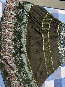 Olive green Ethnic skirt