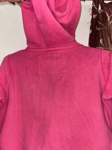 Pink Vans Zip Hoodie (Size S)