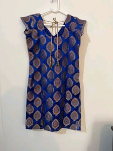 Blue buta kurti