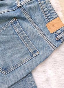 Zara Long Wide Leg Jeans