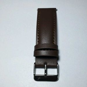 Fastrack Genuine Leather Brown 22mm Watch Strap