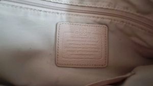 Coach Floral Applique Leather Satchel