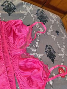 Hot Pink Bra and panty set