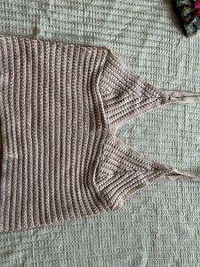 Beach Wear Knitted Crop Top