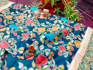 Floral Print Saree