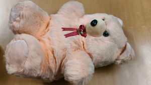 Stuff Toy – Pink Teddy Bear (New / Gently Used) fo