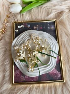 Combo Of Pearl Hairstyle Accessories.Used 2-3times