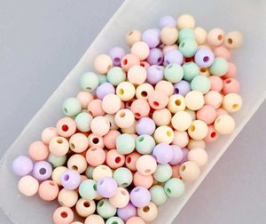 6mm Matte Pastel Beads