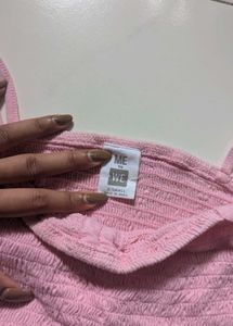 Pink Crop Top