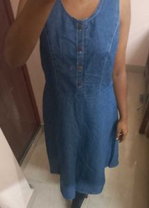 Denim Type Frock