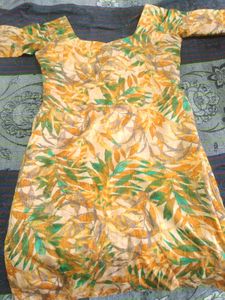 Floral Print Kurta