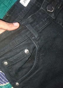 ZARA Original Black Denim Jeans