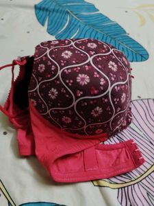 Floral Print Bra