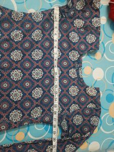 Pure Cotton Hakooba Print Top Wear Office College