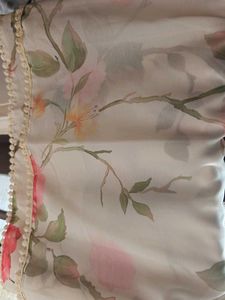 Floral Print Saree
