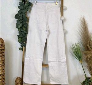 Last Price ☆Classic White Denim Trouser 💸