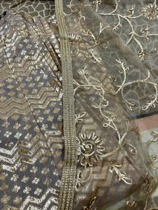 Heavy Palazzo And Gota Work Matching Dupatta Combo