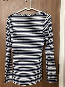 Sale ! Colours Couture Medium White And Blue Top