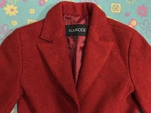Alamode Red Wool Coat
