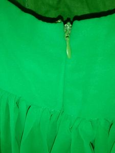 Green Party Dress