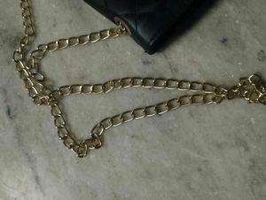 Black Golden Chain Bag