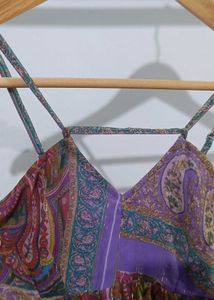 Paisley Print Maxi Dress