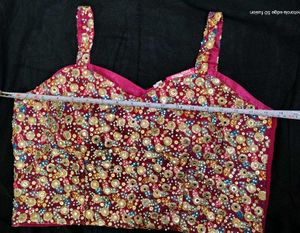 😍Crop top plazzo dupatta set indo western