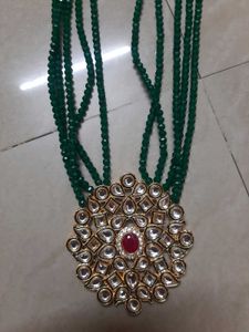 Green Long Set Jwellery