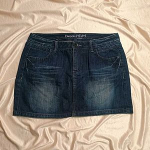 Pinteresty Vintage Short denim skirt