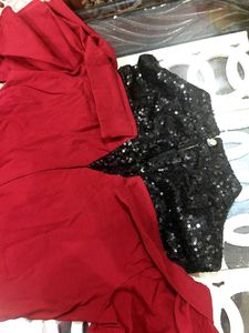 Mini Party Wear Dress With Sequin Work