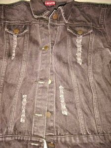 gray denim jacket for women