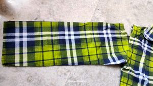 Green, Yellow &amp; Blue Plaid Button-Down Shirt