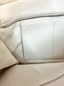 ZARA White Handbag/ Tote Bag