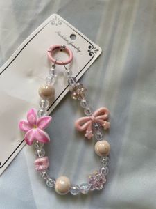 Pink Charm Key Chain