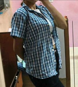 Blue Checkers Shirt ....