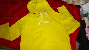 Yellow Colour Hoddie