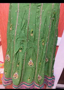 Heavy Green Lehenga With Bangani Dupatta
