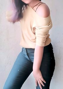 Golden Simri Party Wear Top