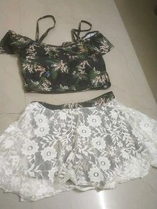 Beautiful Frills Bikni Set