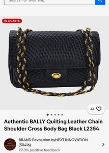 Bally Quilted Shoulder Bag