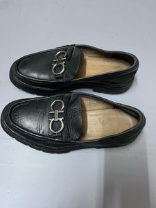 Ferragamo Black Loafers