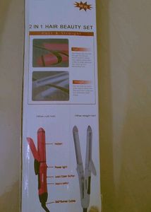 2 In 1 Hair Straightener And Curler