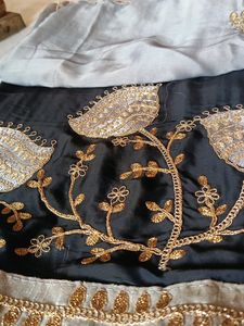 Saree With Stone Work