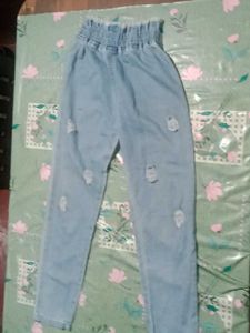 Ripped High-Waisted Jeans