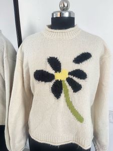 Floral Knit Sweater