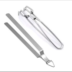 Stainless Steel Chimta for Roti/Chapati + Stainles