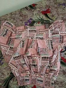 Pink Patterned Blouse