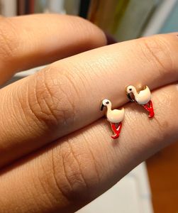 Cute Flamingo Studs