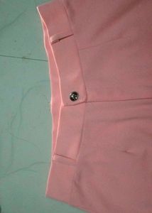 Pink Wide Leg Korean Pants