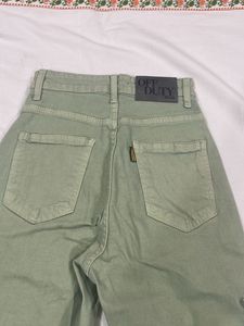 Olive Denim Jeans